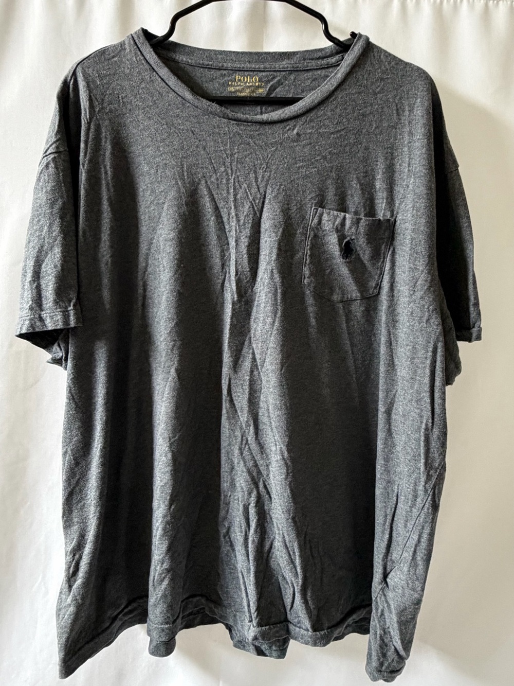 Polo Ralph Lauren Gray Classic Fit Pocket T-Shirt XXL